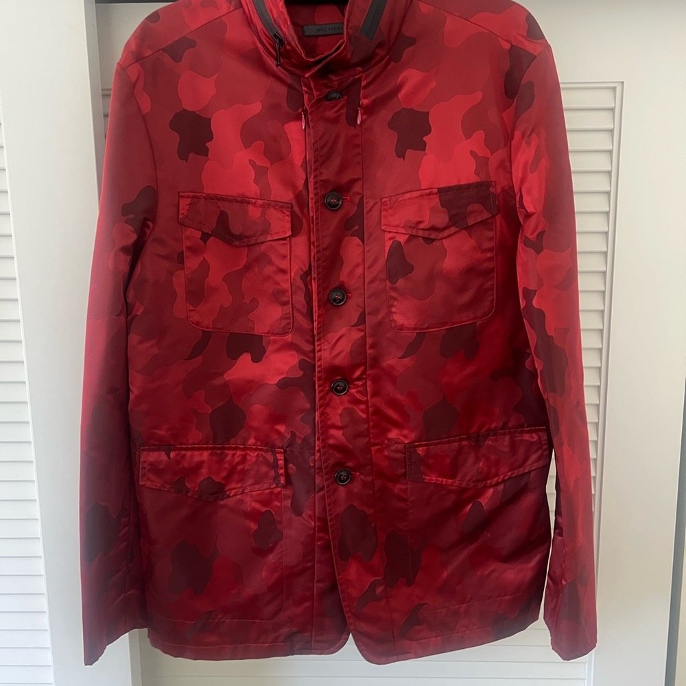 John Varvatos- Red Camo Men's Jacket RARE!